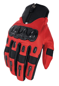 Icon Accelerant Red Gloves